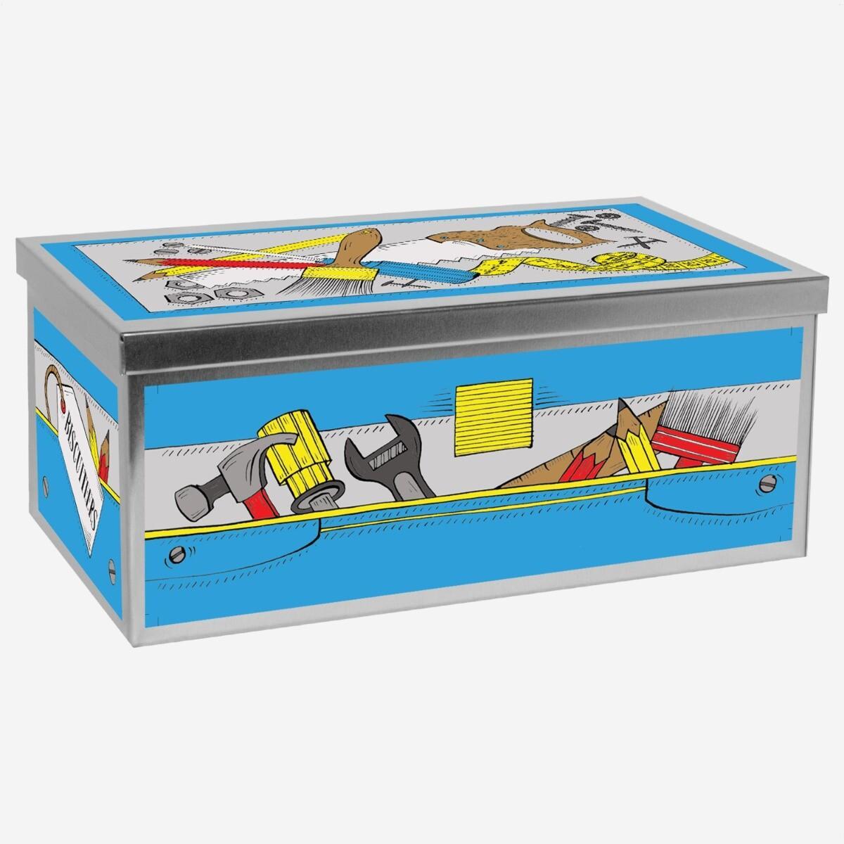 Patisserie Valerie's handmade Biscuiteers Tool Kit Hand-Iced Biscuits with Tin 140g cake delivery 