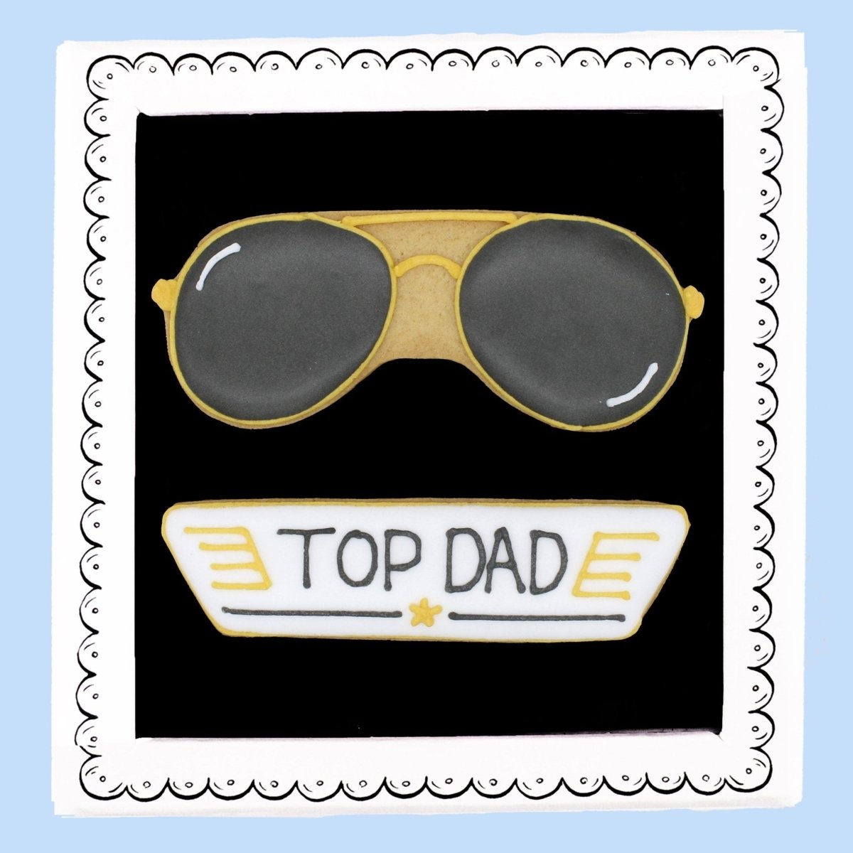 Top Dad Letterbox Biscuit