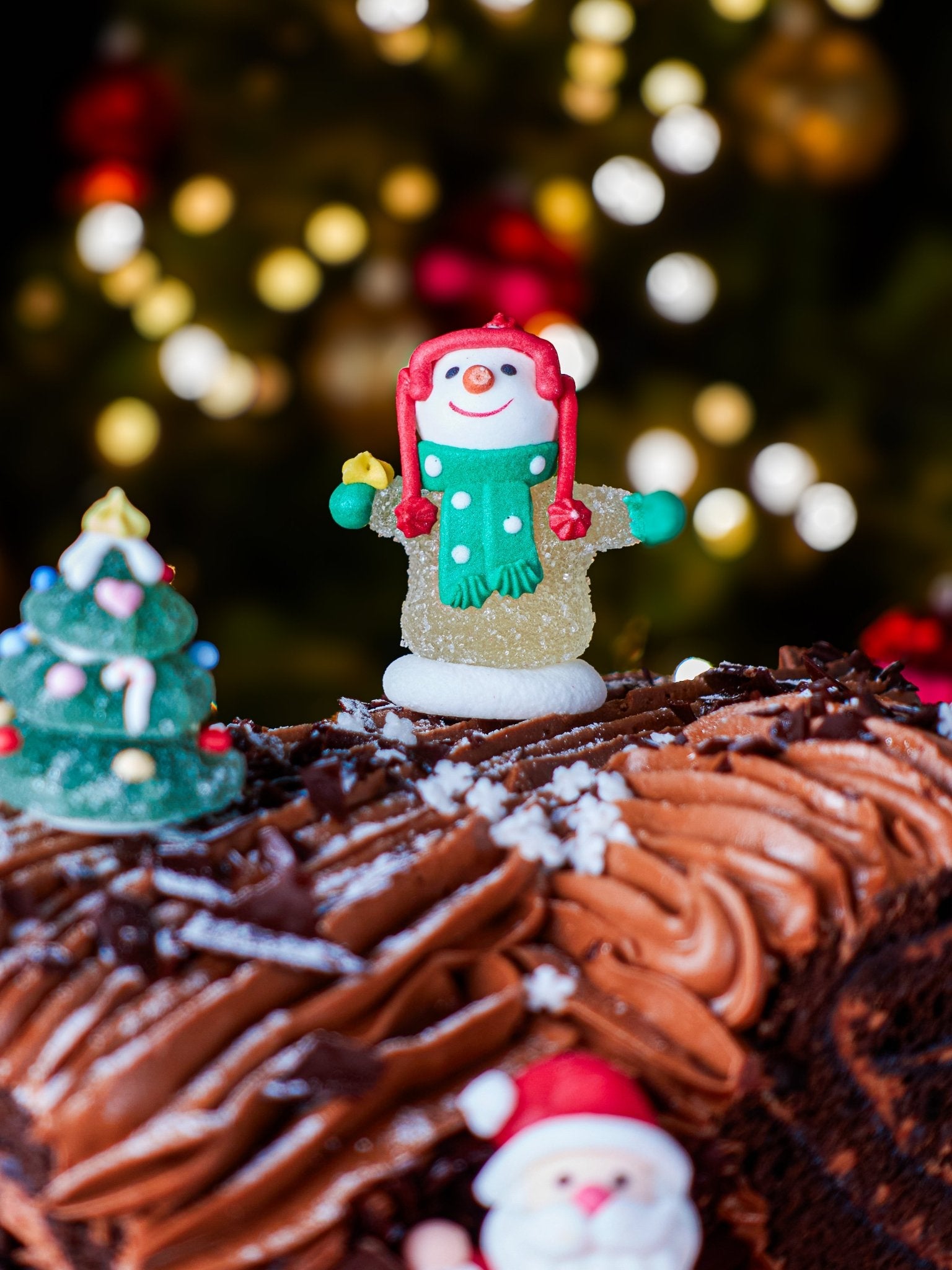 Patisserie Valerie's handmade Traditional Yule Log cake delivery 