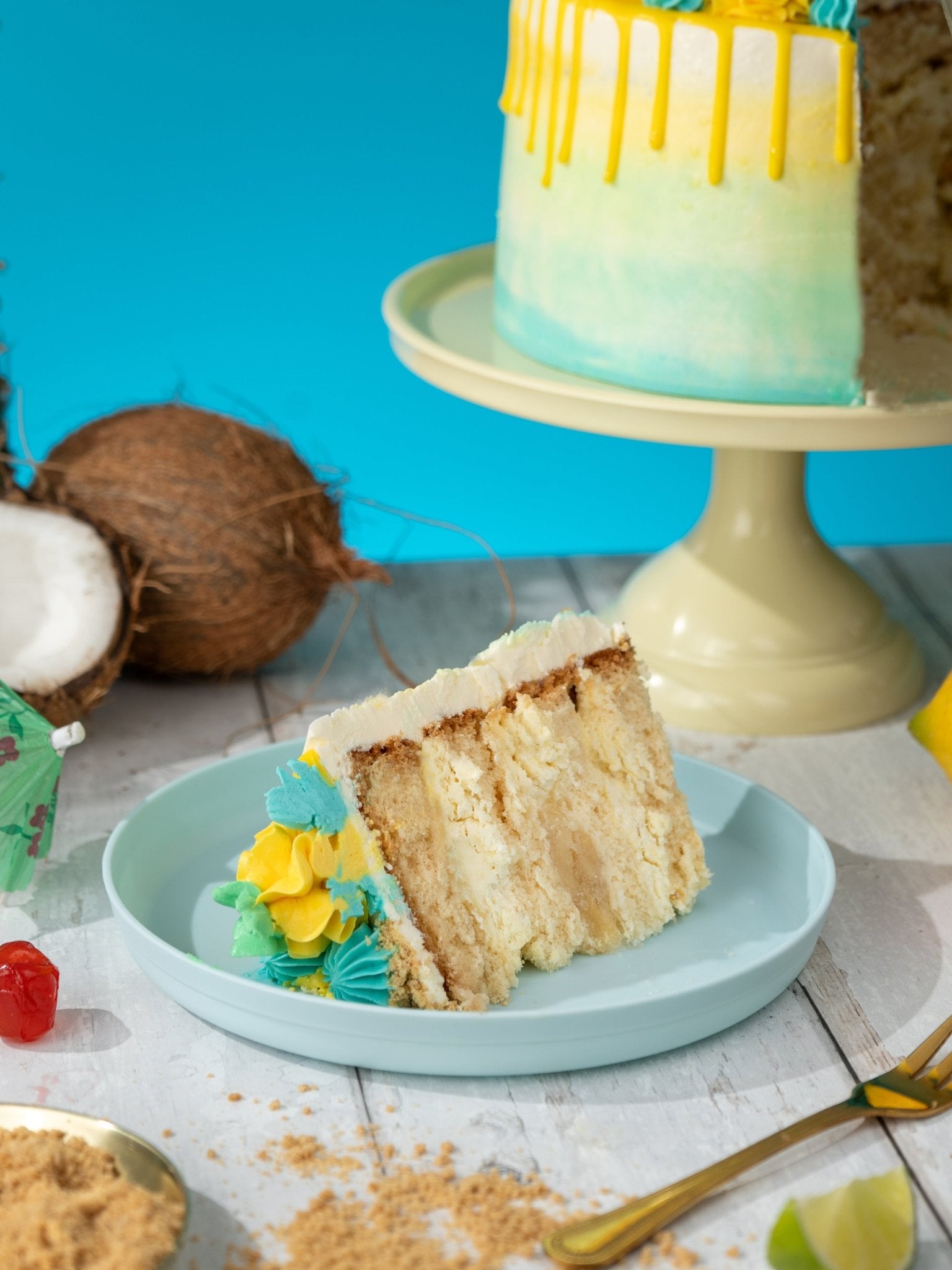 Tropical Paradise Dream Cake - Patisserie Valerie