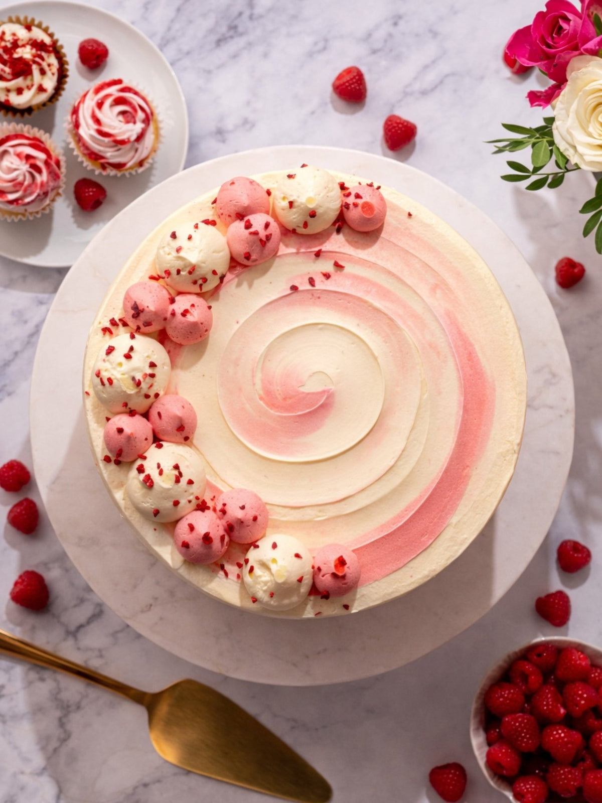 Streets Raspberry Ripple Raspberry Ripple Layer Cake | Next Day Delivery | Patisserie Valerie