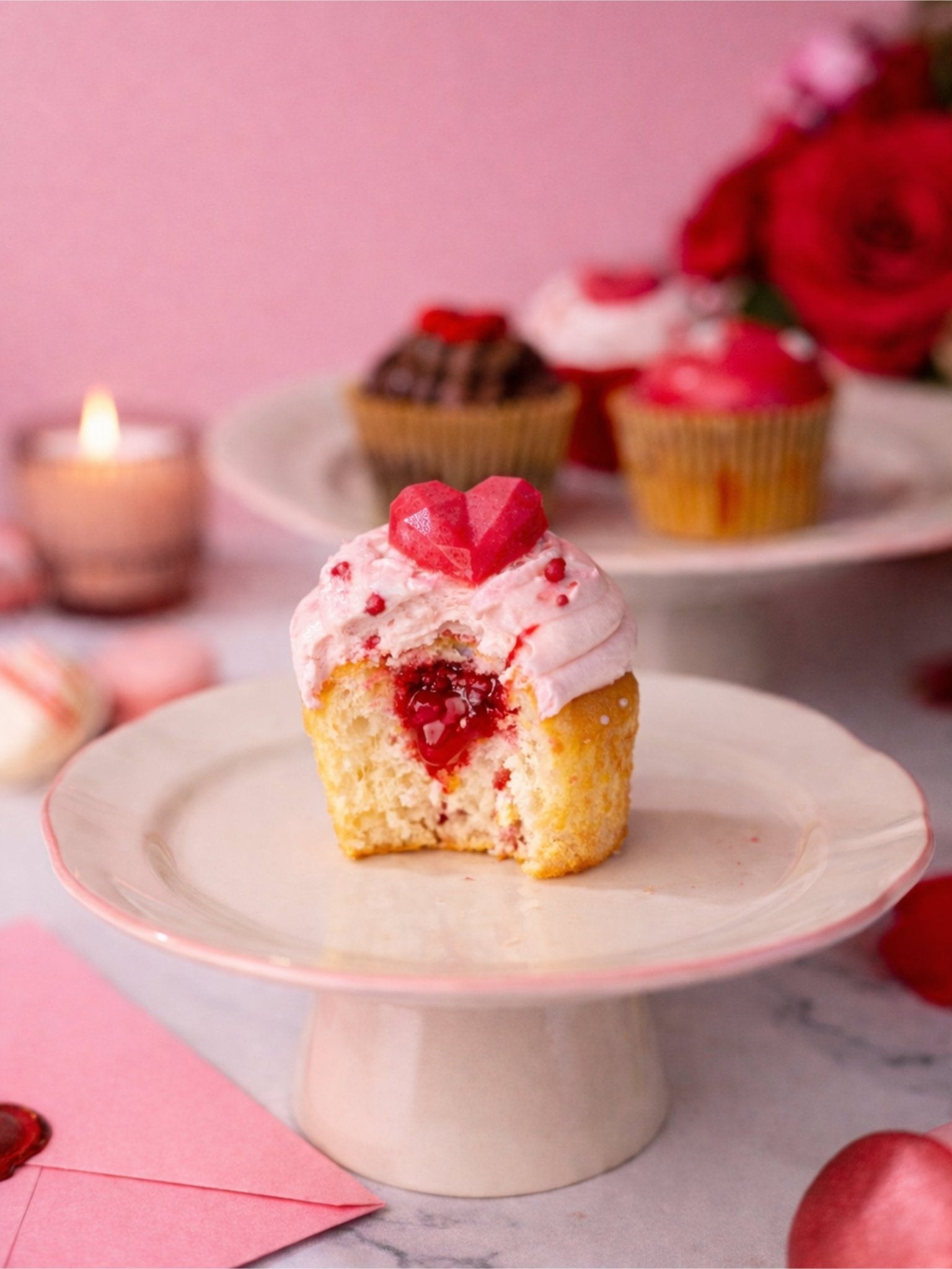 Valentine's Cupcakes Gift Box - Patisserie Valerie