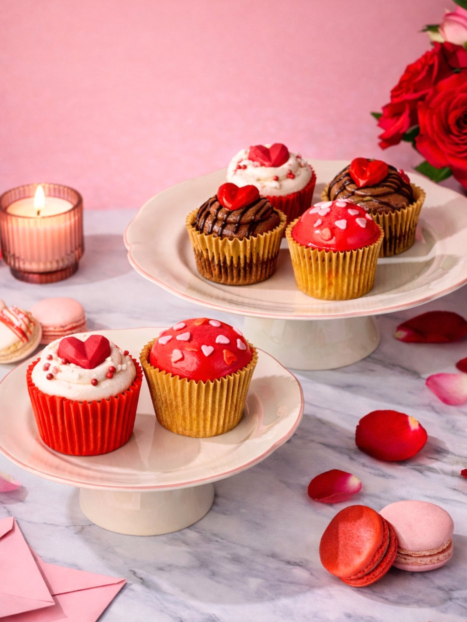 Valentine's Cupcakes Gift Box - Patisserie Valerie