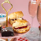 Patisserie Valerie's handmade Valentine's Prosecco Cream Tea cake delivery 