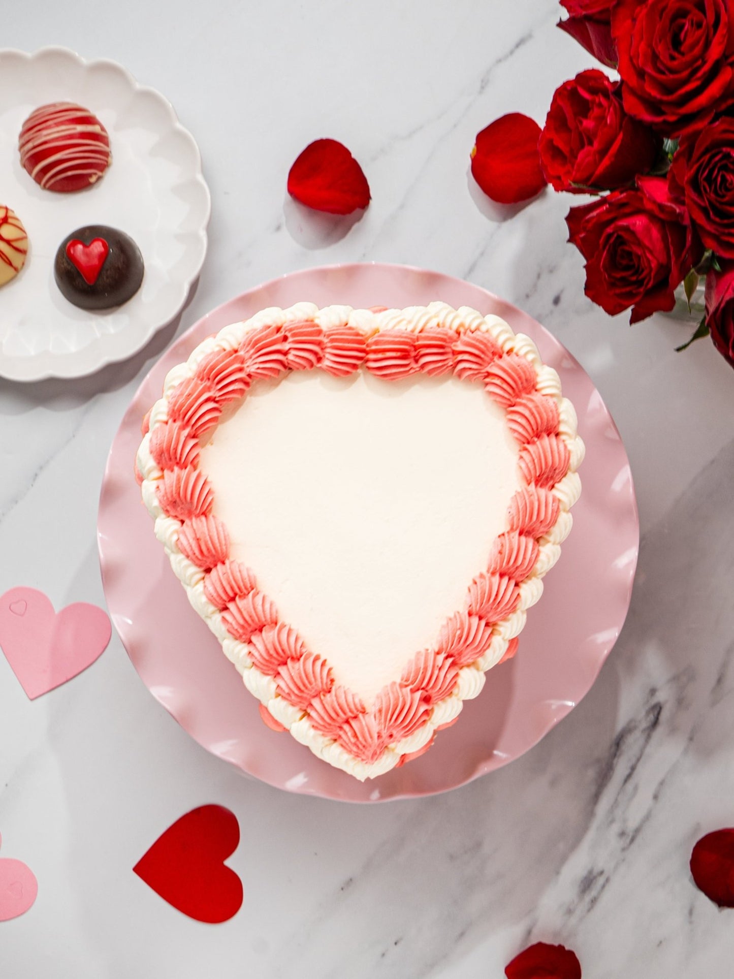 Vintage Heart Cake - Patisserie Valerie