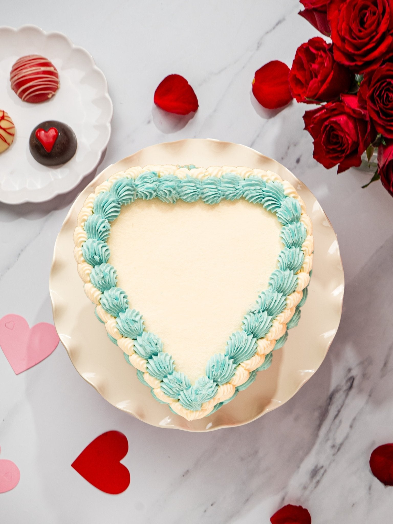 Vintage Heart Cake - Patisserie Valerie