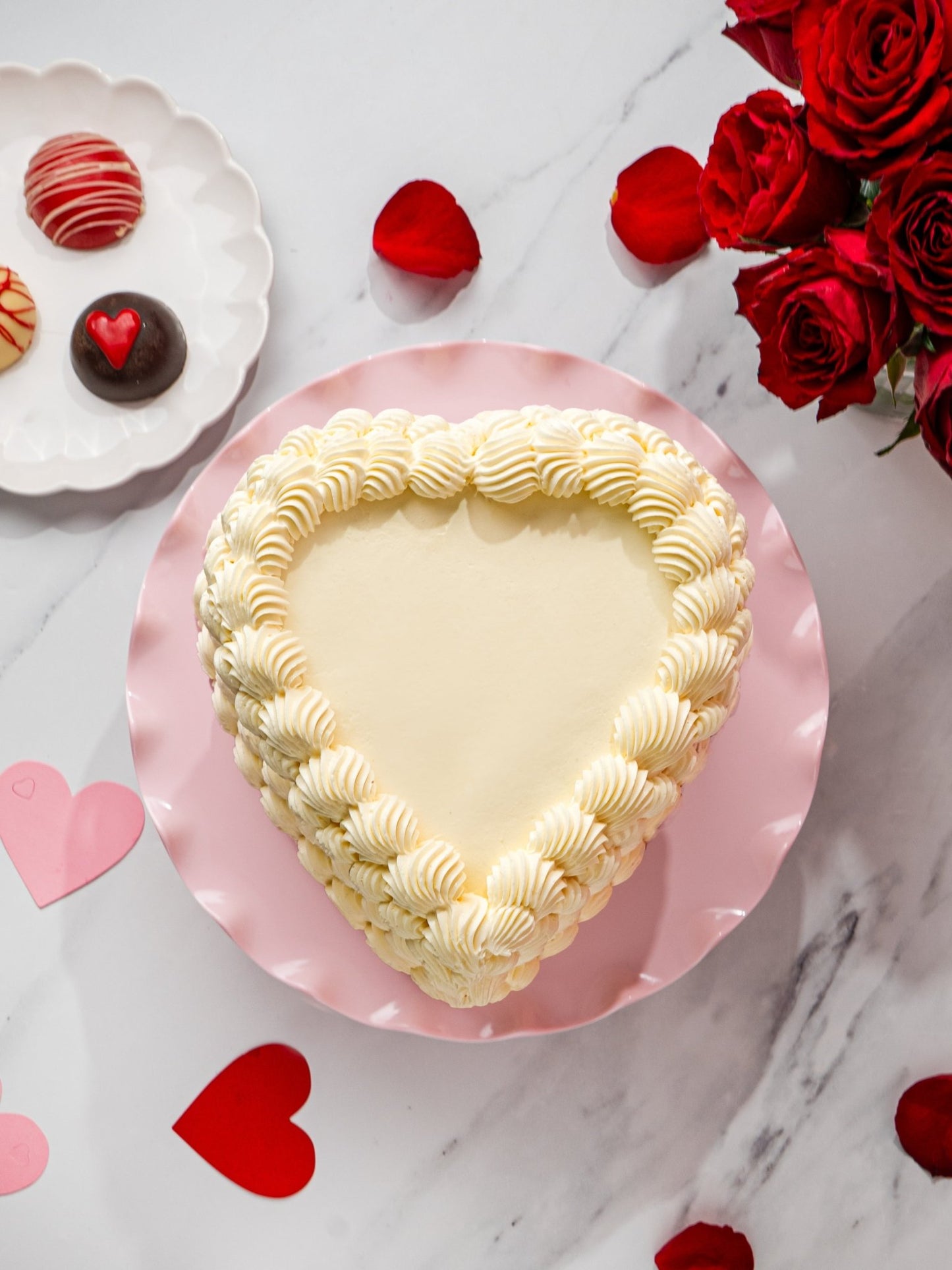 Vintage Heart Cake - Patisserie Valerie