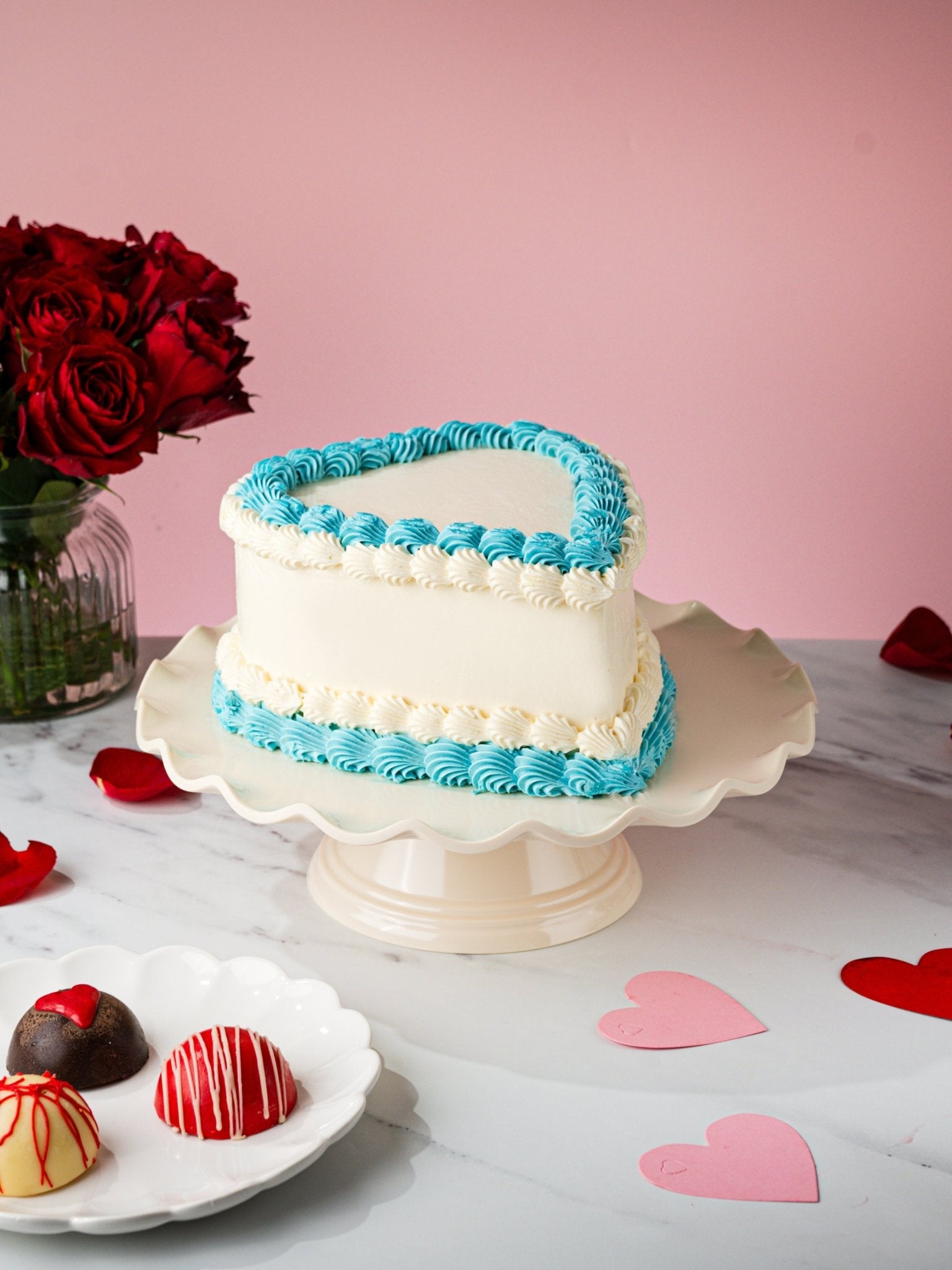 Vintage Heart Cake - Patisserie Valerie