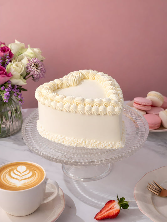 Vintage Heart Cake