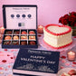 Vintage Heart Cake & Letterbox Bundle - Patisserie Valerie