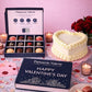 Vintage Heart Cake & Love Bites Gift Box - Patisserie Valerie