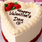 Vintage Valentine's Heart Cake - Patisserie Valerie