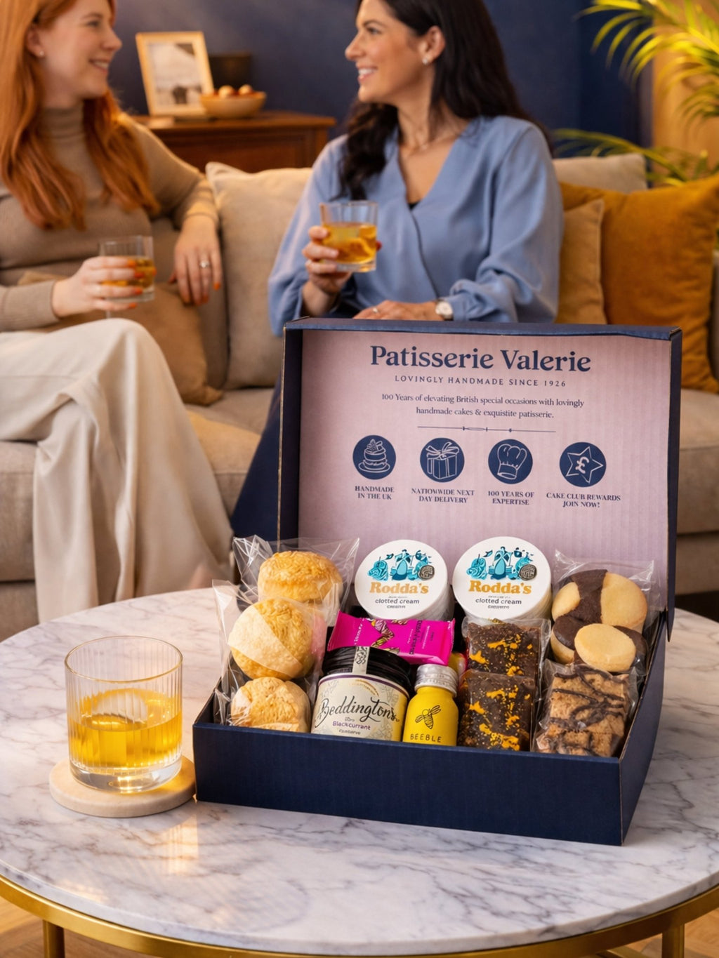 Whiskey & Chocolate Indulgence Gift Hamper - Patisserie Valerie