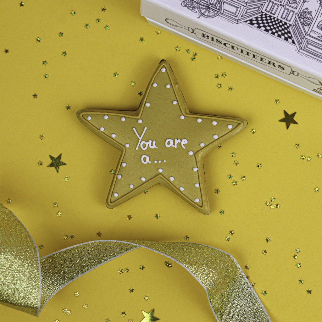 Biscuiteers You Are A Star Letterbox Biscuit