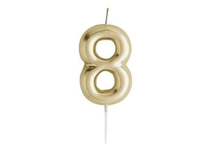 Patisserie Valerie's handmade Metallic Gold Number Candles cake delivery 