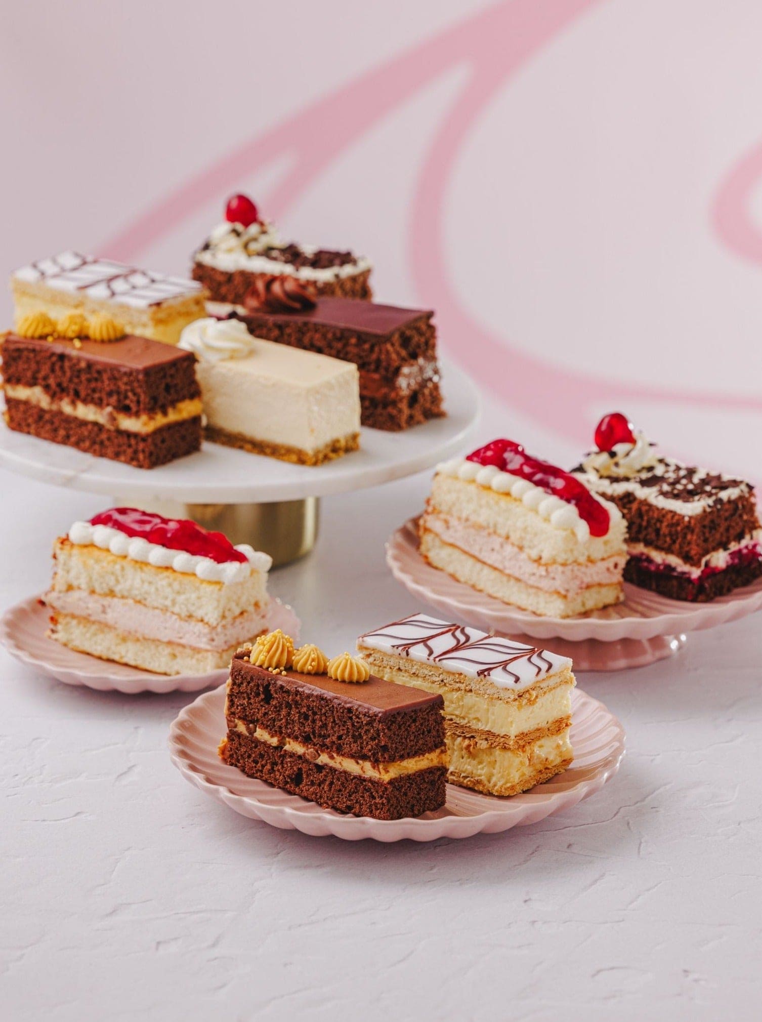 Patisserie Valerie's handmade Pick & Mix 10 Slices of Cake cake delivery 