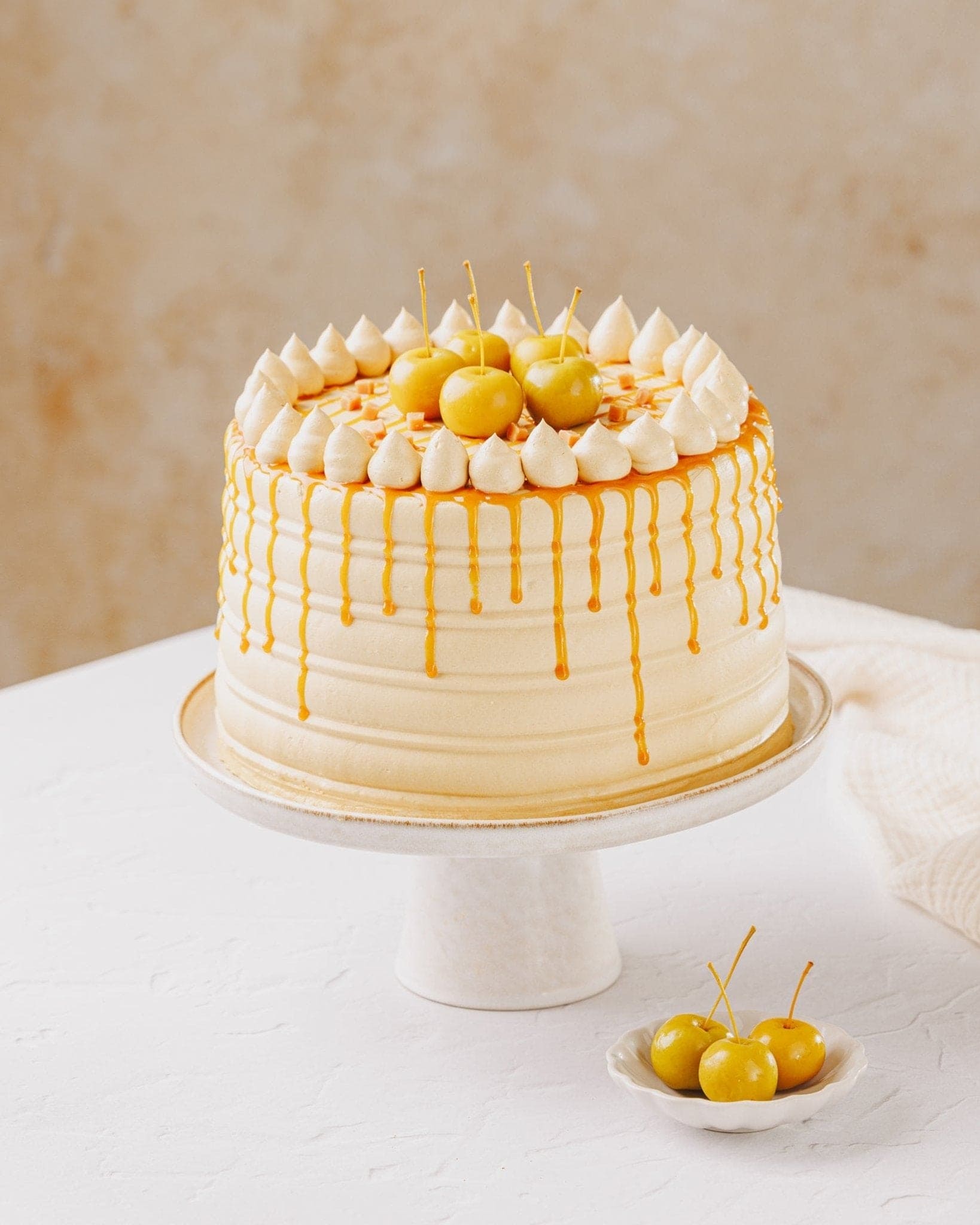 White Chocolate drip Communion Cake | Danes Bakery