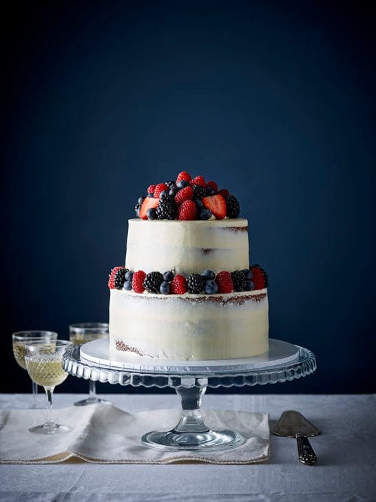 Two Tier Fresh Berry Cake - Patisserie Valerie