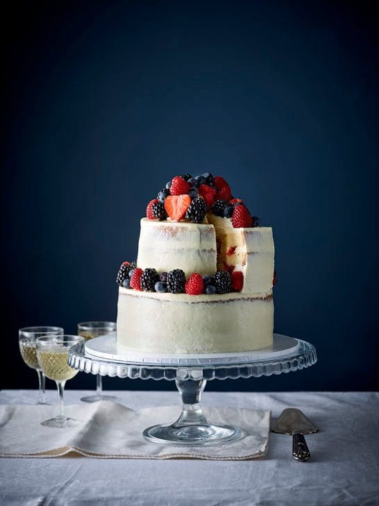 Blueberry Birthday Cake - Flouring Kitchen